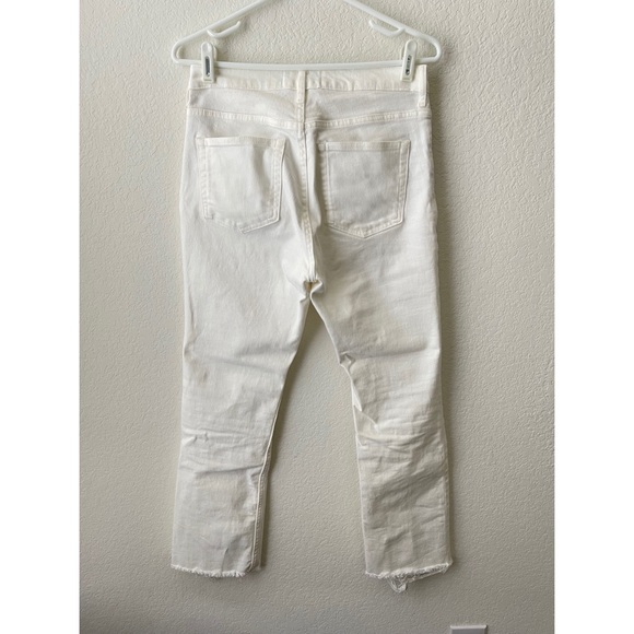 Everlane Kick Crop Jean in Bone - Picture 4 of 5